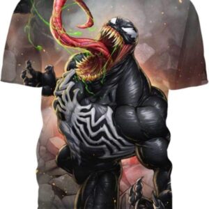Angry Venom - All Over Apparel - T-Shirt / S - www.secrettees.com