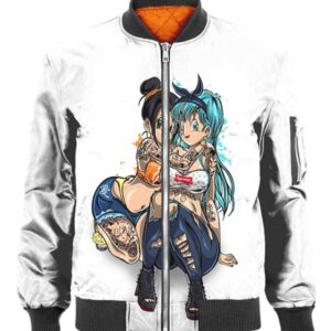 Chi Chi and Bulma - All Over Apparel - Bomber / S - www.secrettees.com
