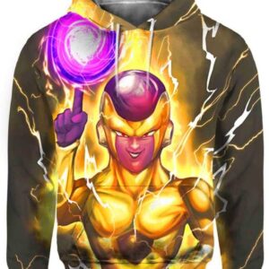 Frieza Gold - All Over Apparel - Hoodie / S - www.secrettees.com