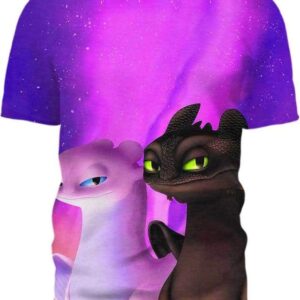 King And Queen Of Dragons - All Over Apparel - T-Shirt / S - www.secrettees.com