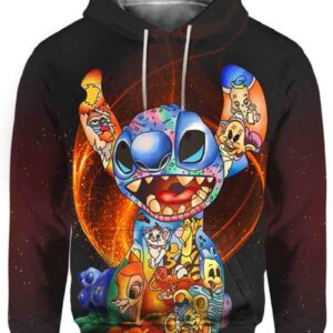 Stitch Paint Inside - All Over Apparel - Hoodie / S - www.secrettees.com