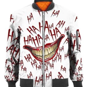 The Joker Laugh - All Over Apparel - Bomber / S - www.secrettees.com