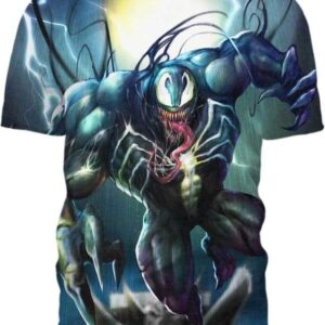 Venom Hunts - All Over Apparel - T-Shirt / S - www.secrettees.com