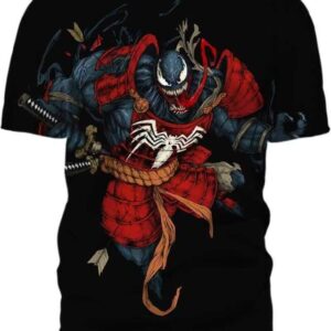 Venom Samurai - All Over Apparel - T-Shirt / S - www.secrettees.com